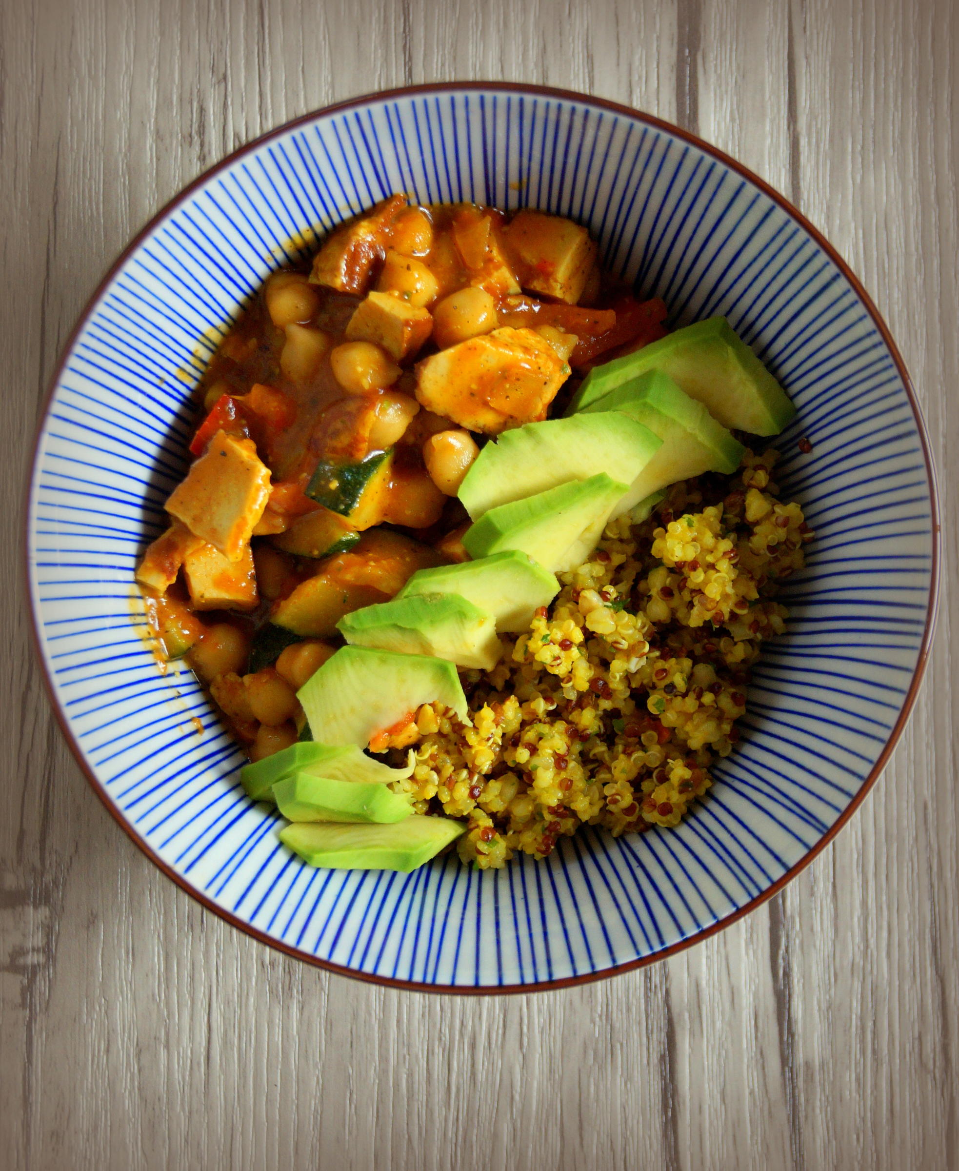 Bilder für Schnelle vegetarische indische Curry-Bowl - Rezept