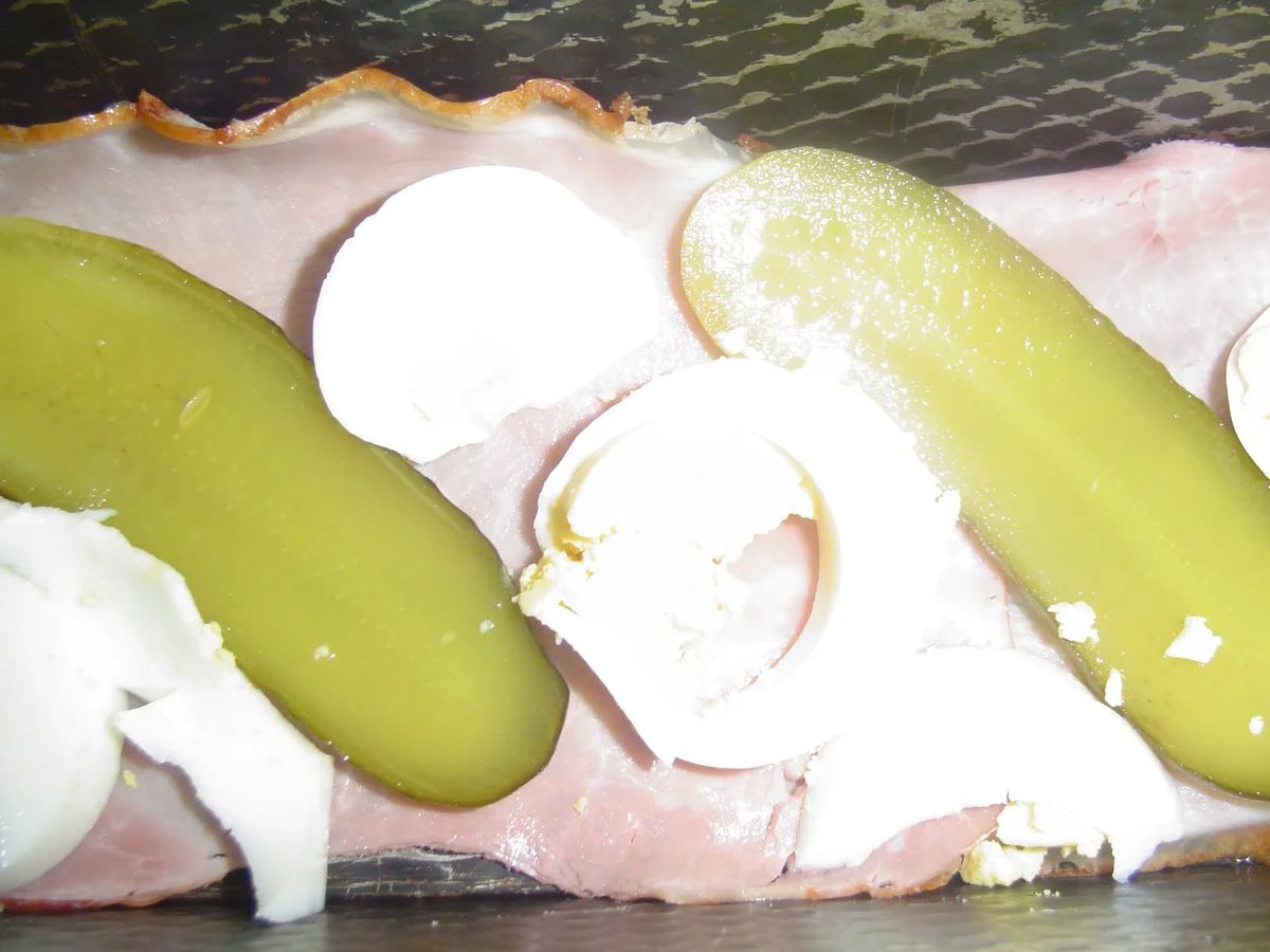 Schinkensülze mit Bratkartoffeln  - Rezept - Bild Nr. 2890