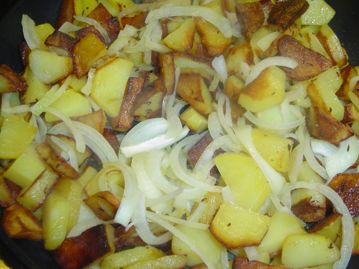 Schinkensülze mit Bratkartoffeln  - Rezept - Bild Nr. 2893