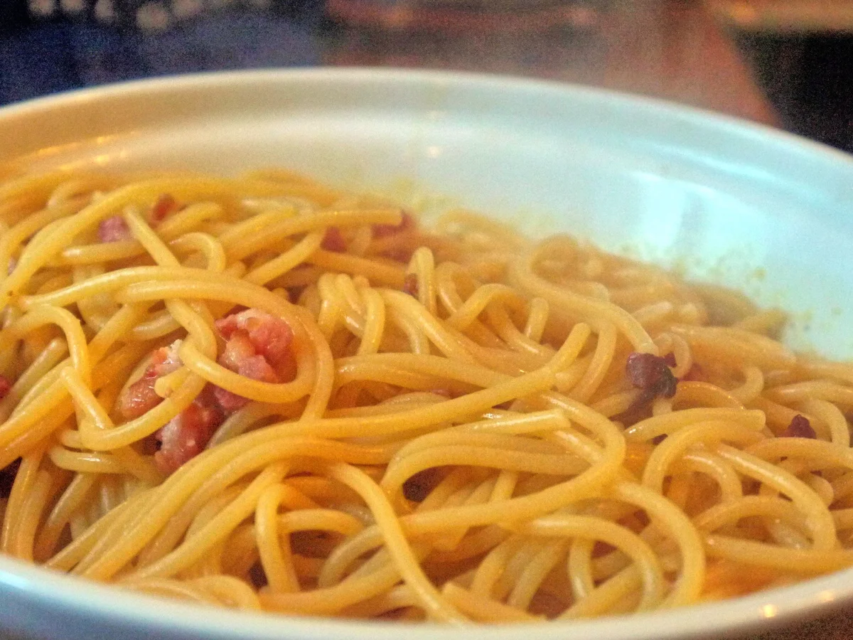 Rezept: Spaghetti Carbonara Bild Nr. 8 Spaghetti Carbonara - Rezept - Bild Nr. 8