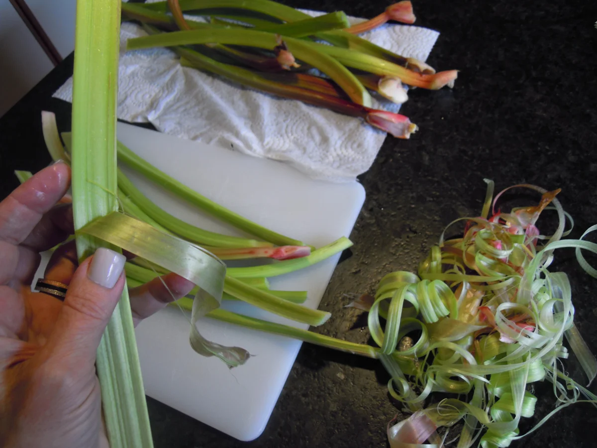 Rezept: Rhabarber Sahne Kuchen Bild Nr. 2893 Rhabarber Sahne Kuchen - Rezept - Bild Nr. 2893