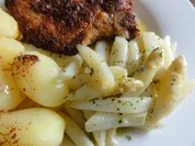 Fleisch:   STIELKOTELETT mit Kräuterbutterspargel - Rezept - Bild Nr. 2