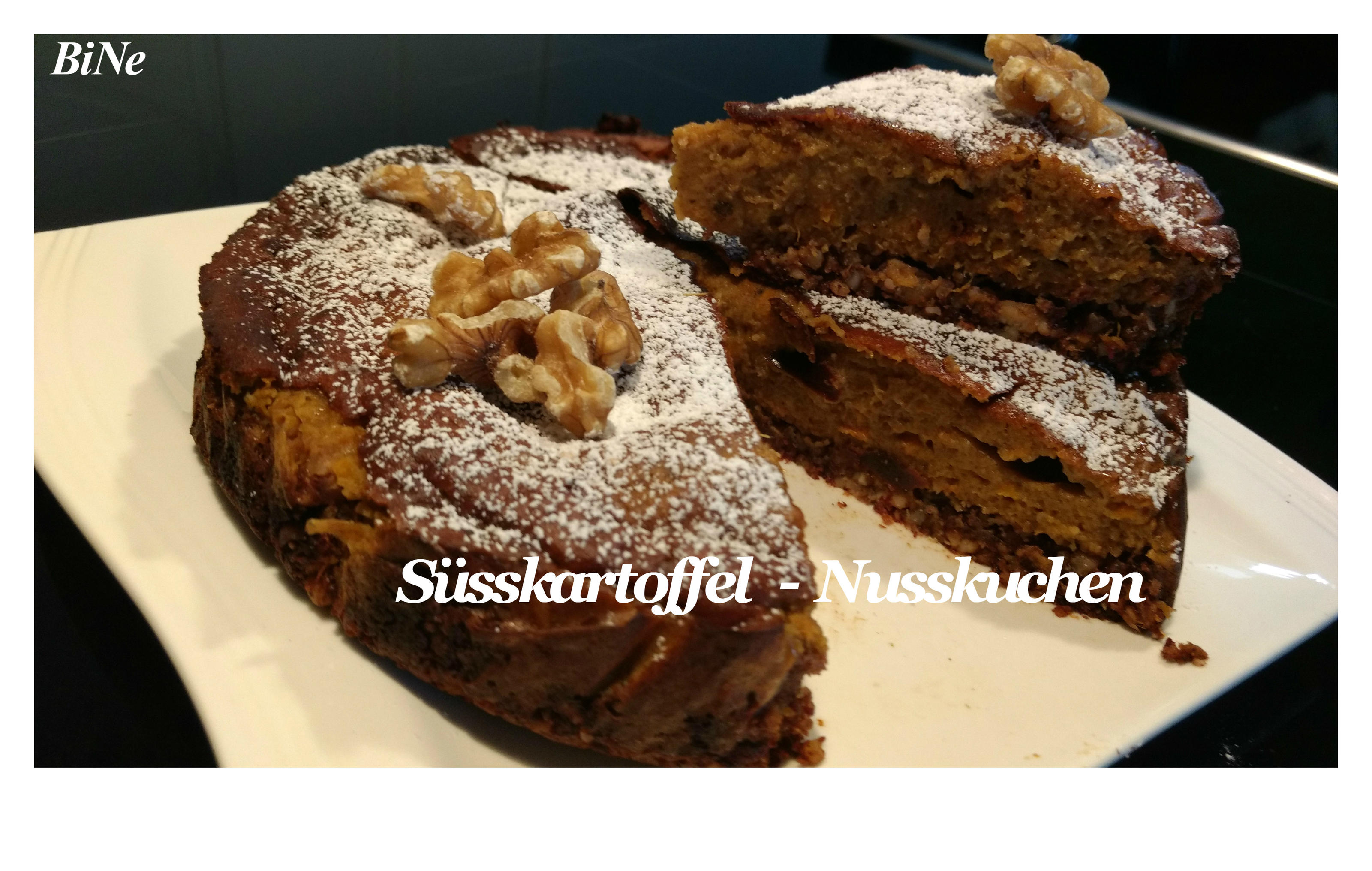 BiNe` S SÜSSKARTOFFEL - NUSSKUCHEN - Rezept Durch Bine13100