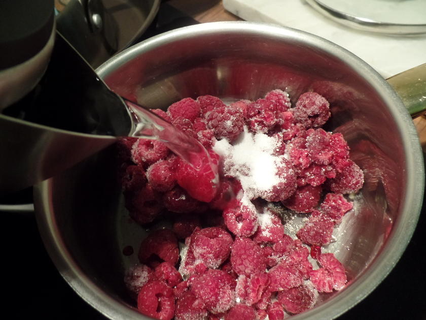 Schoko Kuss Parfait mit Himbeeren - einfach - von Sheeva1960