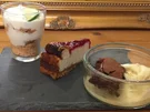 Rezept: New Yorker Cheesecake, Key Lime Pie und Hot Brownie mit Vanille Eis Bild Nr. 2 New Yorker Cheesecake, Key Lime Pie und Hot Brownie mit Vanille Eis - Rezept - Bild Nr. 2