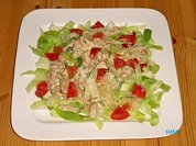 Berliner Hähnchensalat mit Gurke und Meerettich-Vinaigrette - Rezept - Bild Nr. 2900