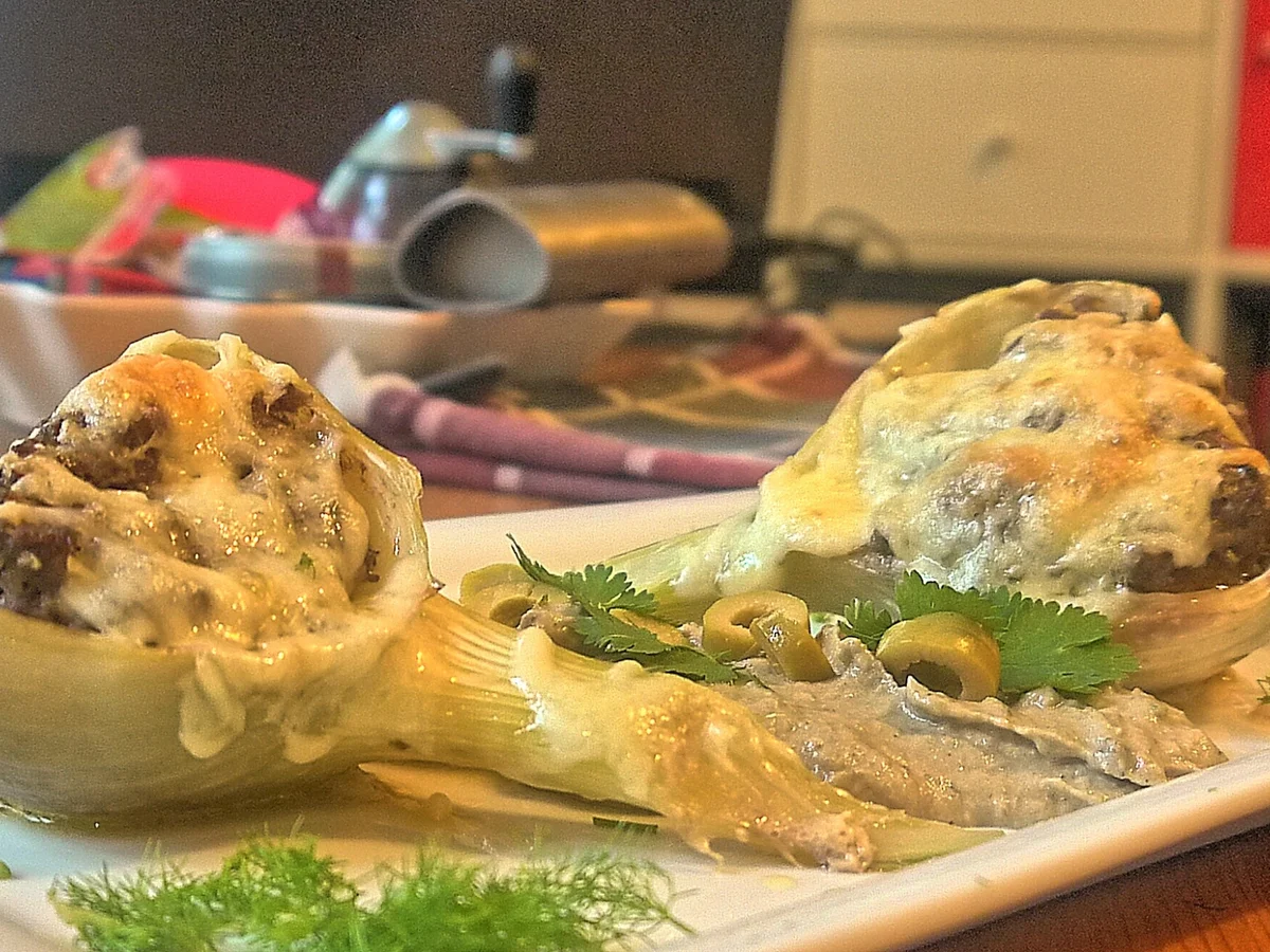 Gefüllter Fenchel mit Babaganoush - Rezept - Bild Nr. 2