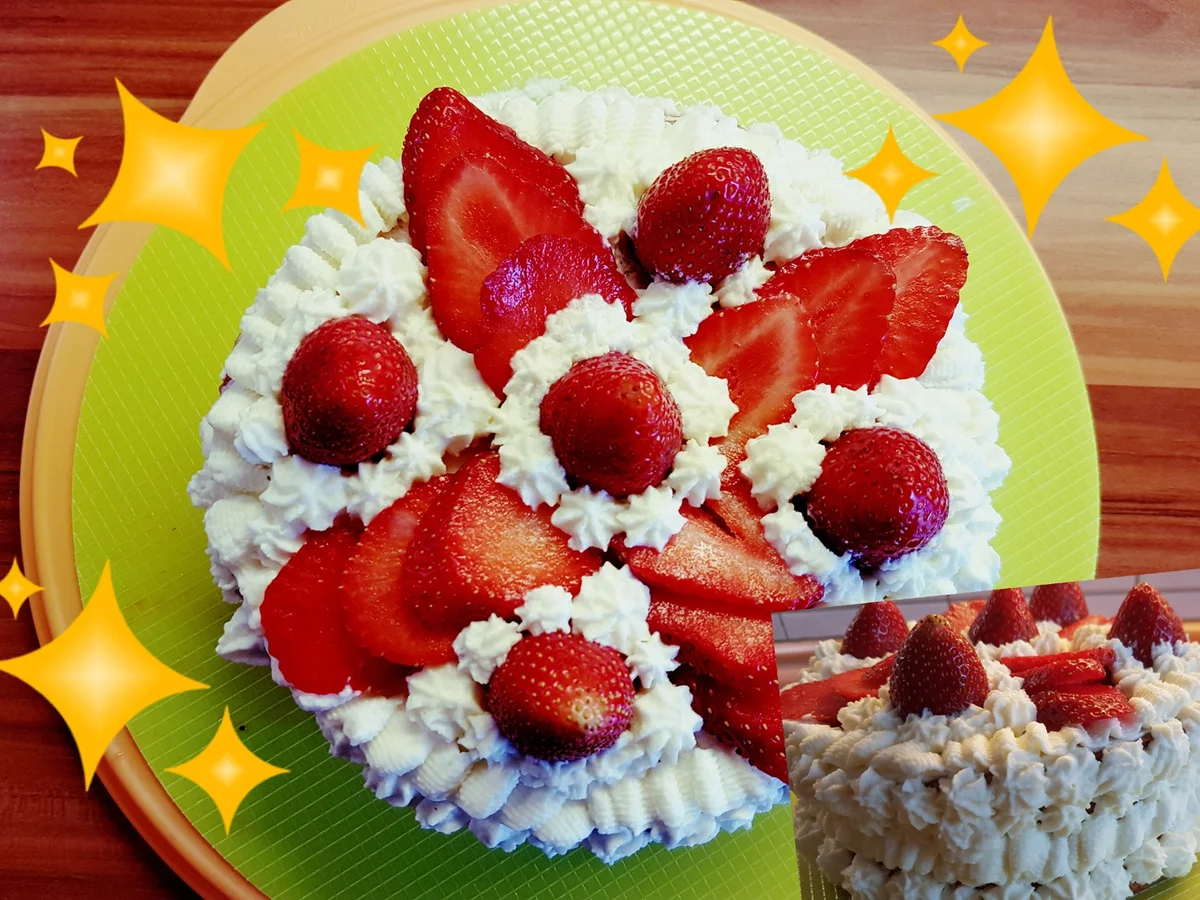 Rezept: Mazu12 - Japanische Erdbeertorte Bild Nr. 2941 Mazu12 - Japanische Erdbeertorte - Rezept - Bild Nr. 2941