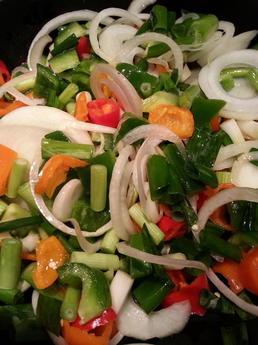 Gemischter Beilagensalat zum Grillfleisch - Rezept - Bild Nr. 3