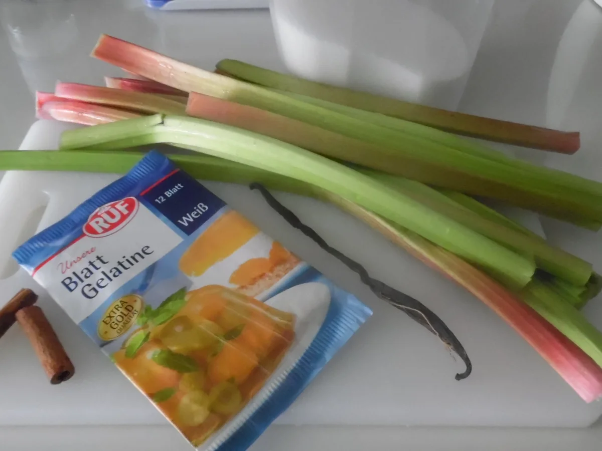 Rezept: "Rhabarber-Traum"- Geburtstagstorte Bild Nr. 2941 "Rhabarber-Traum"- Geburtstagstorte - Rezept - Bild Nr. 2941