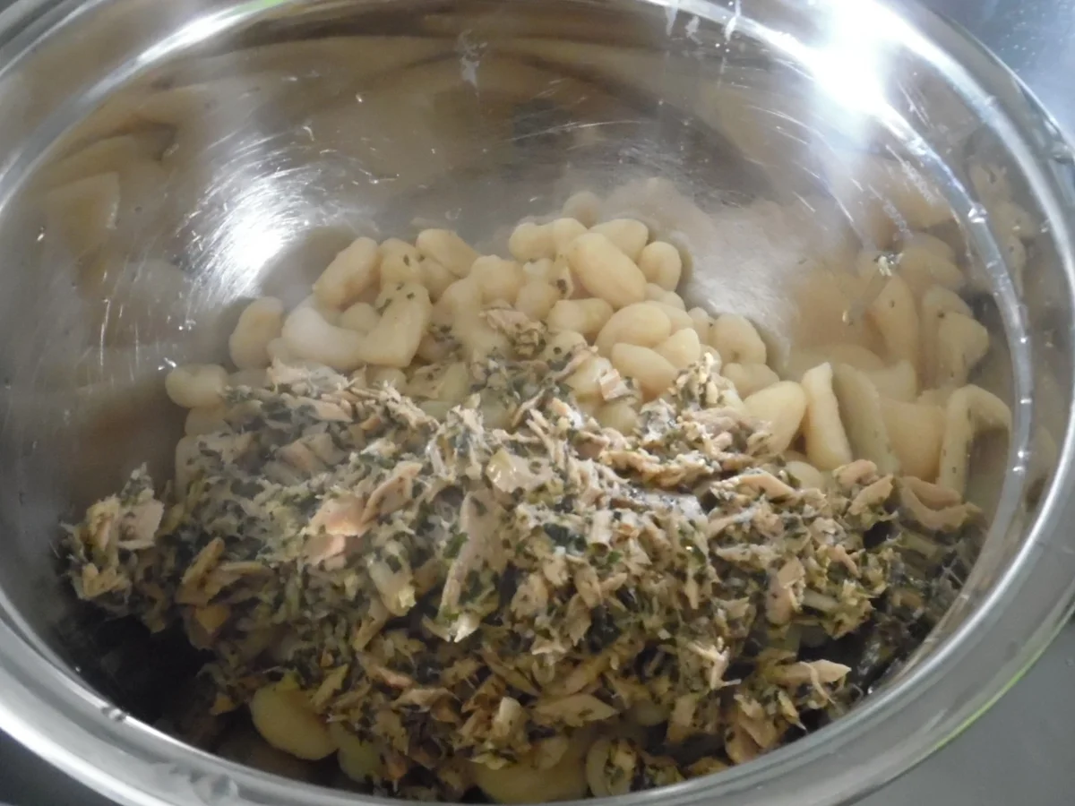 Cavatelli mit Thunfisch-Zitronen-Soße und Parmesan - Rezept - Bild Nr. 2928