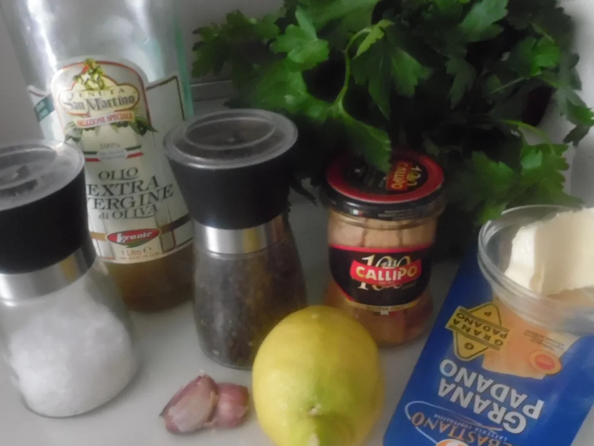 Cavatelli mit Thunfisch-Zitronen-Soße und Parmesan - Rezept - Bild Nr. 2947