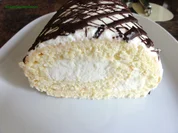 Biskuit:   ZITRONEN ~ SAHNE ~ ROLLE - Rezept - Bild Nr. 2926