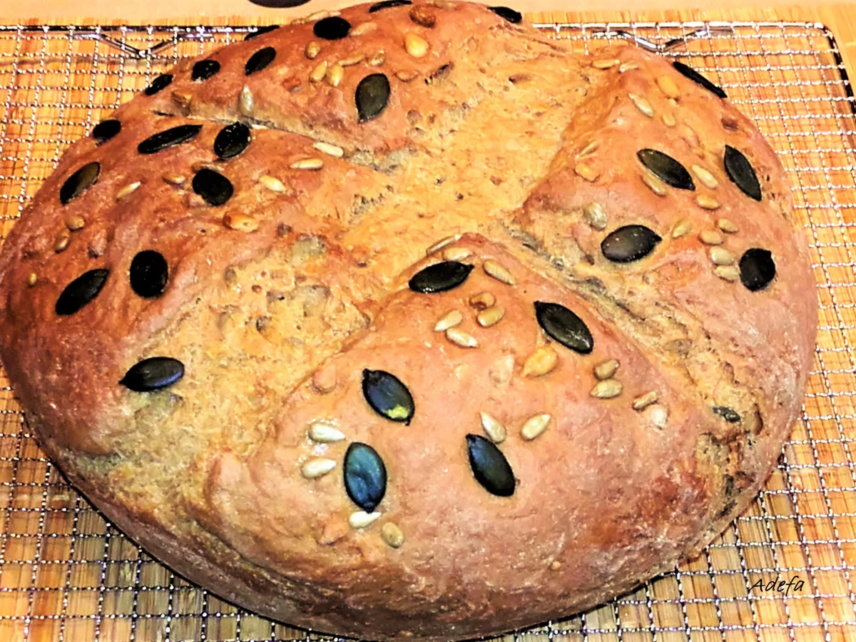 Rezept: Körnerbrot - Mischbrot mit Sauerteig Bild Nr. 2942 Körnerbrot - Mischbrot mit Sauerteig - Rezept - Bild Nr. 2942
