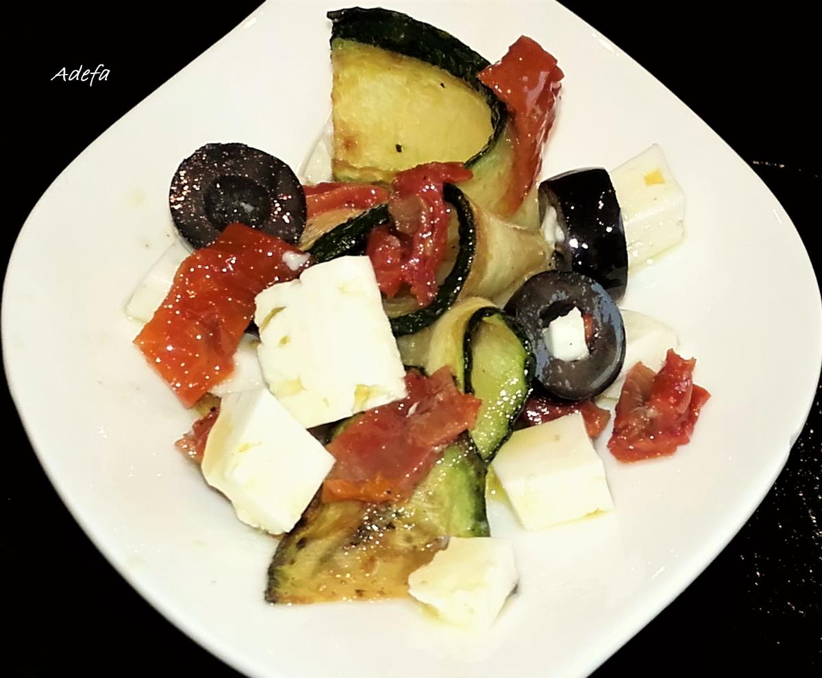 Zucchini Salat mit Essig-Öl-Dressing - Rezept - Bild Nr. 2939