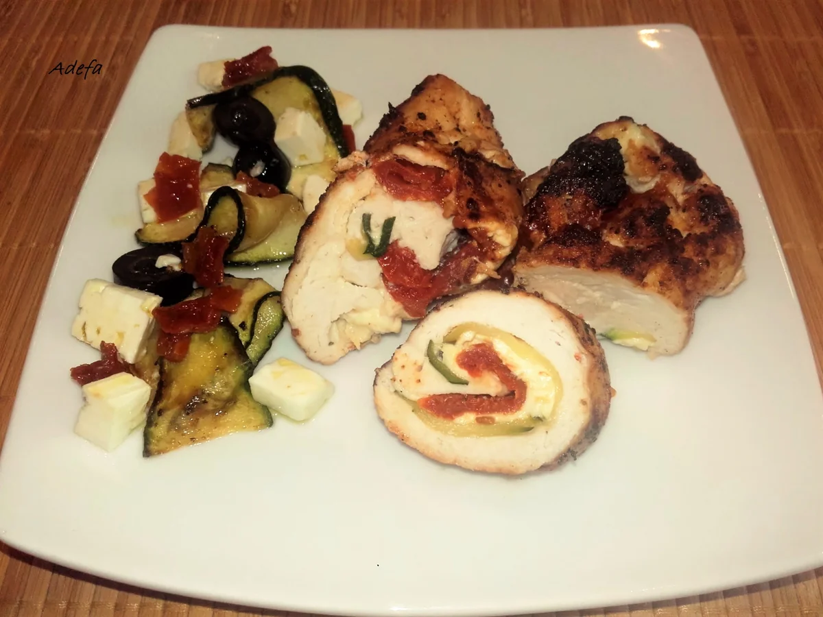 Hähnchenbrust - Roulade - Rezept - Bild Nr. 2949