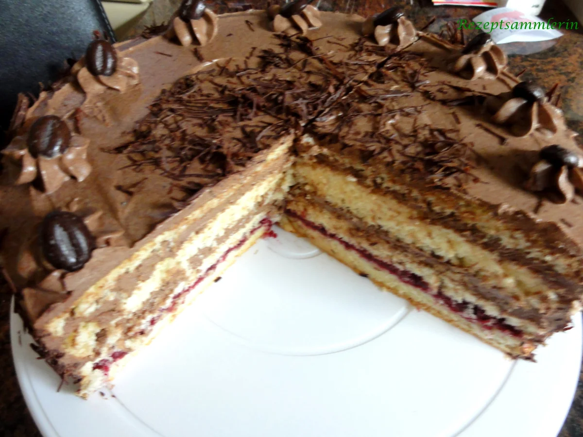 Biskuit:   MOKKA ~ BUTTERCREM ~ TORTE - Rezept - Bild Nr. 2946