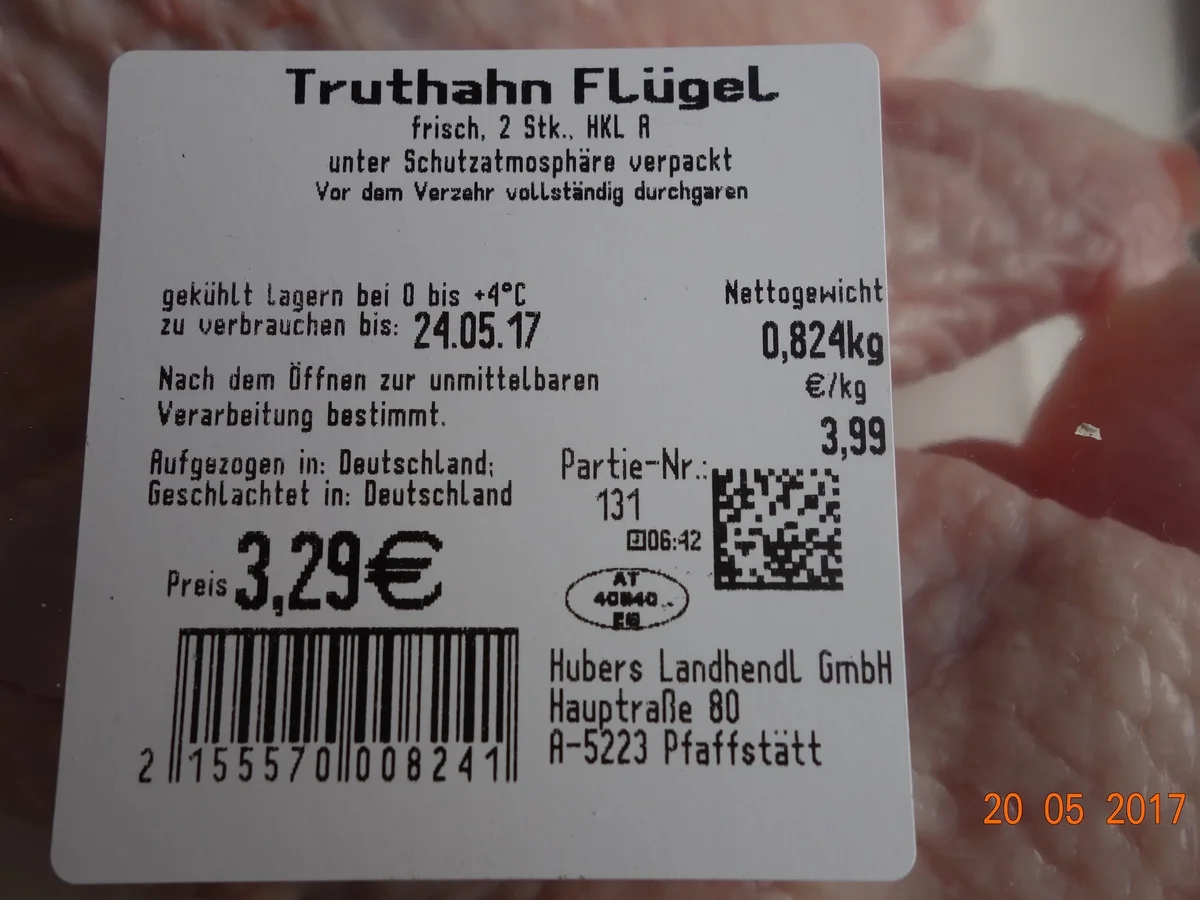 Rezept: Putenflügerl; Bild Nr. 2942 Putenflügerl; - Rezept - Bild Nr. 2942