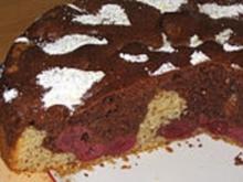 Kirsch Hasselnuß Kuchen - Rezept