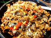 Fleisch:   REIS ~ FLEISCH ~ PFANNE - Rezept - Bild Nr. 2950