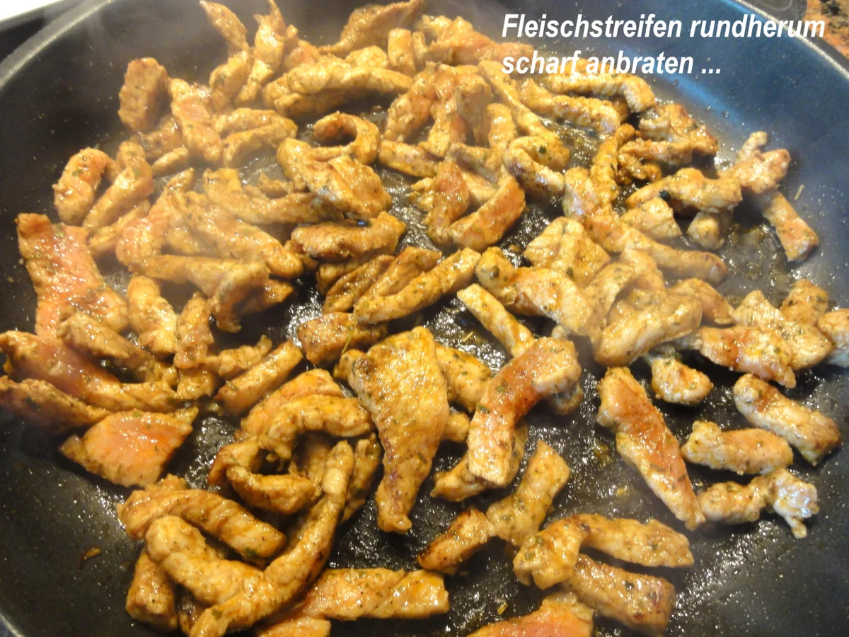 Fleisch:   REIS ~ FLEISCH ~ PFANNE - Rezept - Bild Nr. 2961