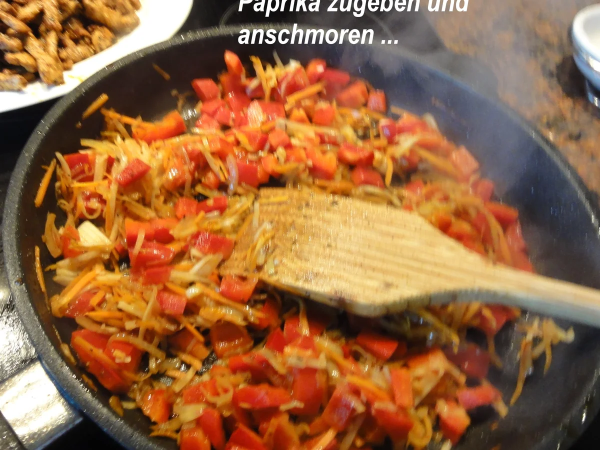 Fleisch:   REIS ~ FLEISCH ~ PFANNE - Rezept - Bild Nr. 2962