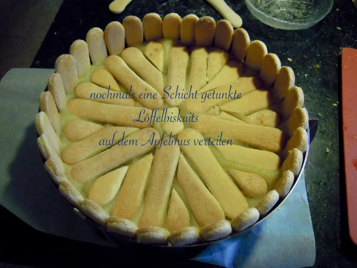 feine beschwipste Apfelmus Torte - Rezept - Bild Nr. 2965