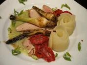 Rezept: Vorspeisenteller: Lauwarme Kräuterlende mit allerlei Gemüse Bild Nr. 2950 Vorspeisenteller: Lauwarme Kräuterlende mit allerlei Gemüse - Rezept - Bild Nr. 2950