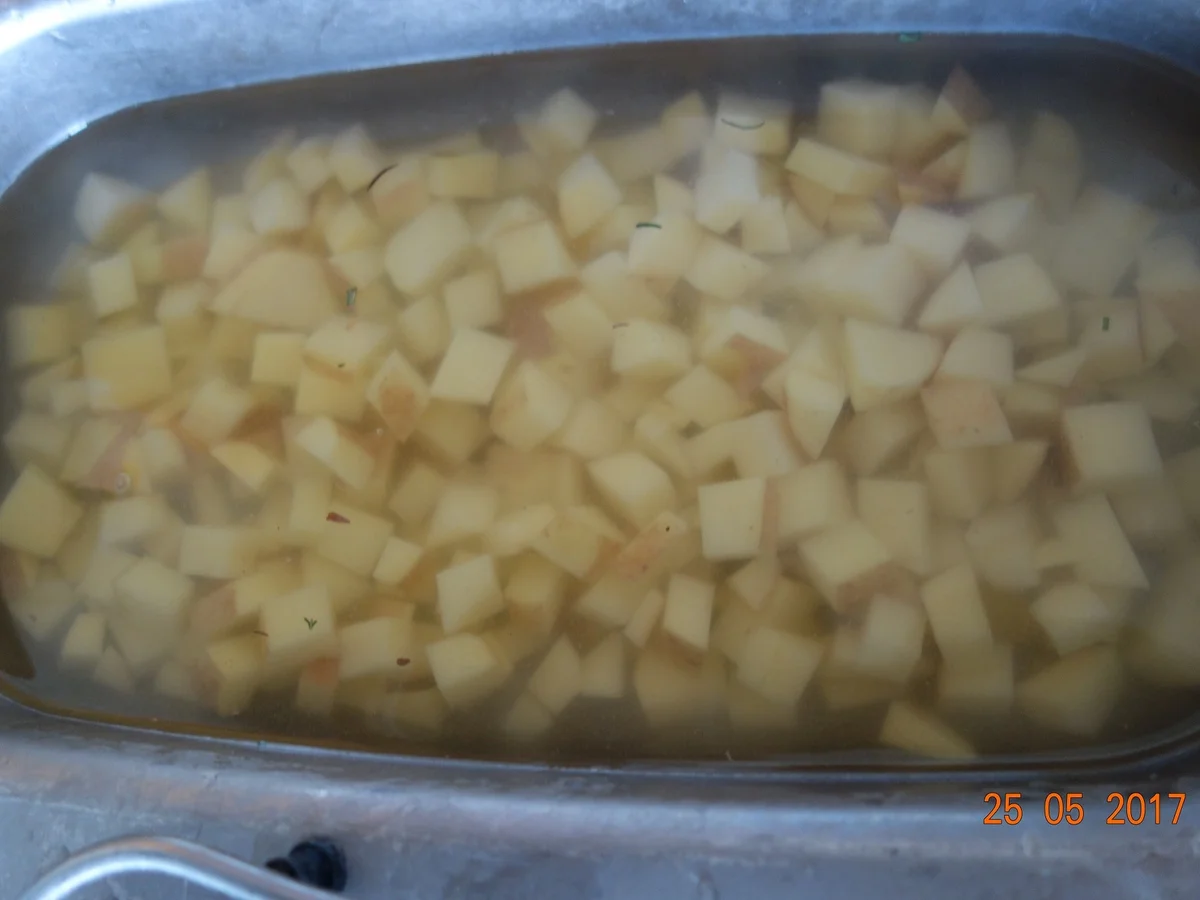 Rezept: BEILAGE: Rosmarin-Anis-Zwiebel Kartofferl; Bild Nr. 2966 BEILAGE: Rosmarin-Anis-Zwiebel Kartofferl; - Rezept - Bild Nr. 2966