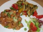Hähnchen in Erdnuss-Soße mit Wok-Gemüse - Rezept - Bild Nr. 2958