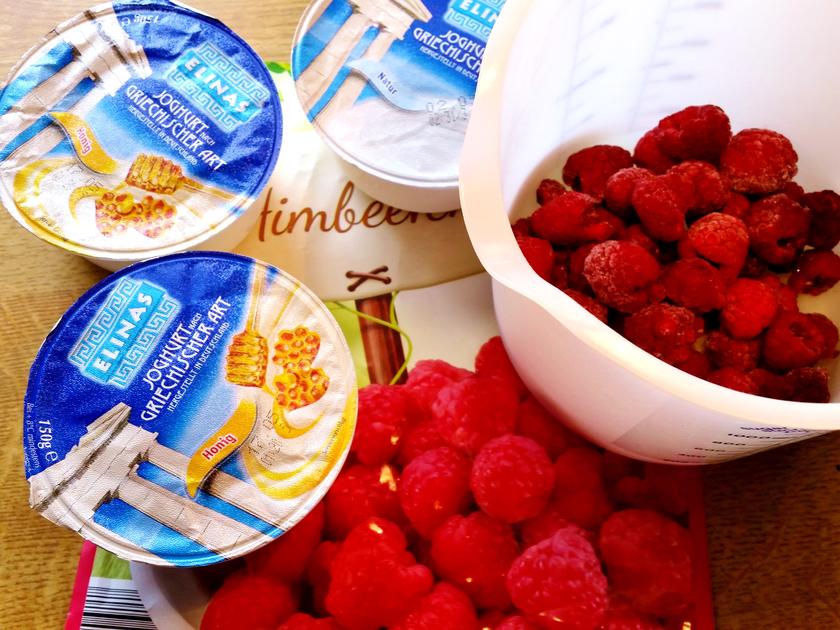 Himbeer-Dessert fruchtig erfrischend - einfach - von mimi
