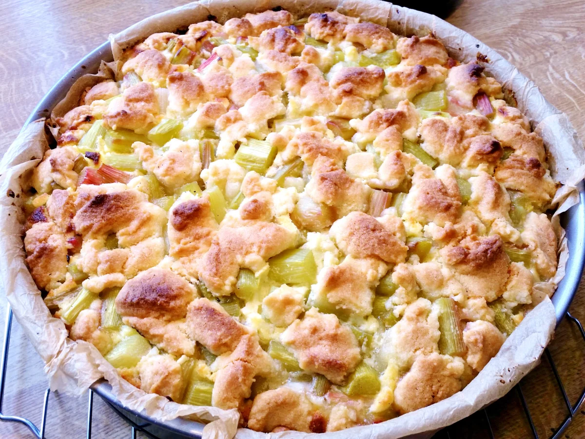 Rhabarber-Käsekuchen mit Streuseln - Rezept - Bild Nr. 2984