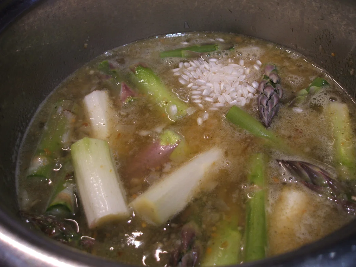 Risotto Verde e Bianco - Rezept - Bild Nr. 3142