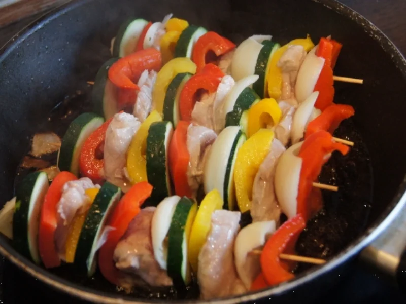 Rezept: Schweinefiletspieße Bild Nr. 2993 Schweinefiletspieße - Rezept - Bild Nr. 2993