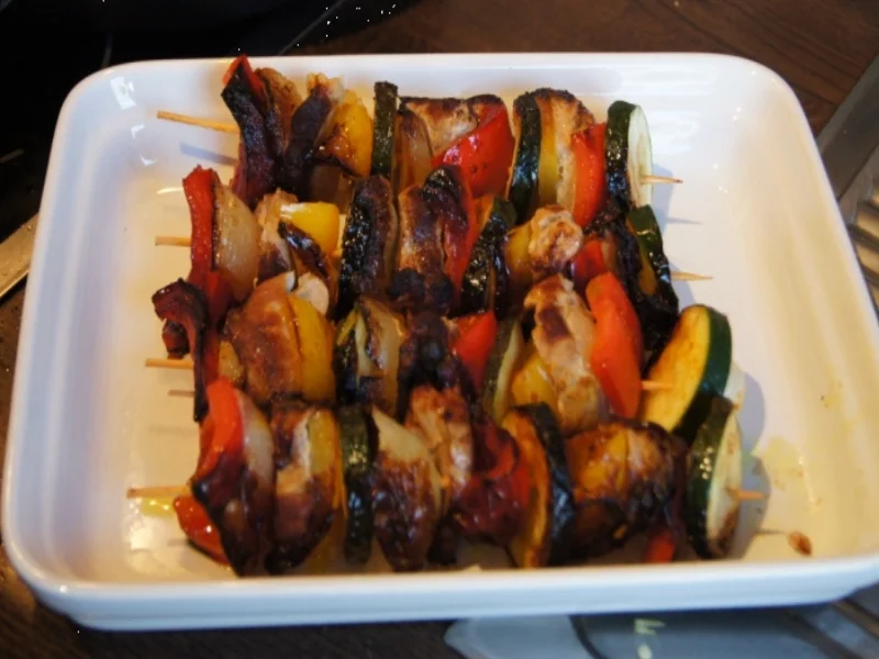 Rezept: Schweinefiletspieße Bild Nr. 2994 Schweinefiletspieße - Rezept - Bild Nr. 2994