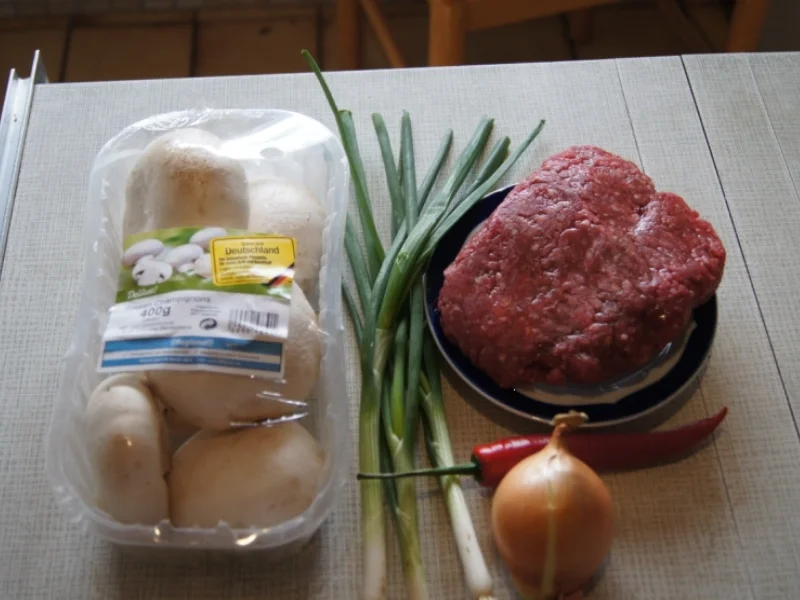 Gefüllte Riesenchampignons - Rezept - Bild Nr. 2989