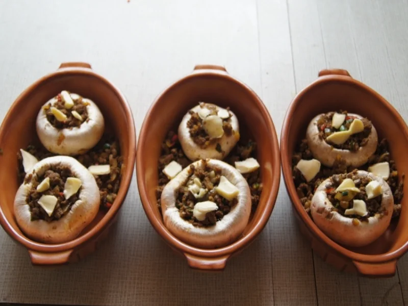 Gefüllte Riesenchampignons - Rezept - Bild Nr. 2998