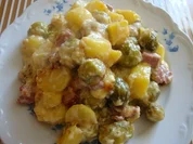 Kasseler / Rosenkohl Auflauf - Rezept - Bild Nr. 2988