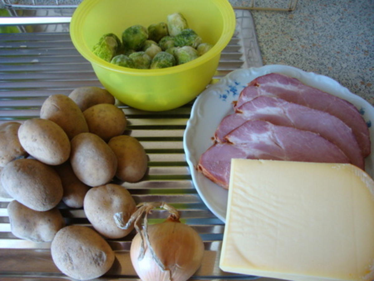 Kasseler / Rosenkohl Auflauf - Rezept mit Bild - kochbar.de