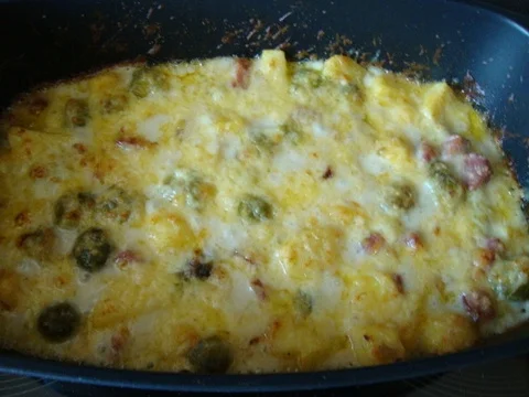 Rezept: Kasseler / Rosenkohl Auflauf Bild Nr. 2993 Kasseler / Rosenkohl Auflauf - Rezept - Bild Nr. 2993