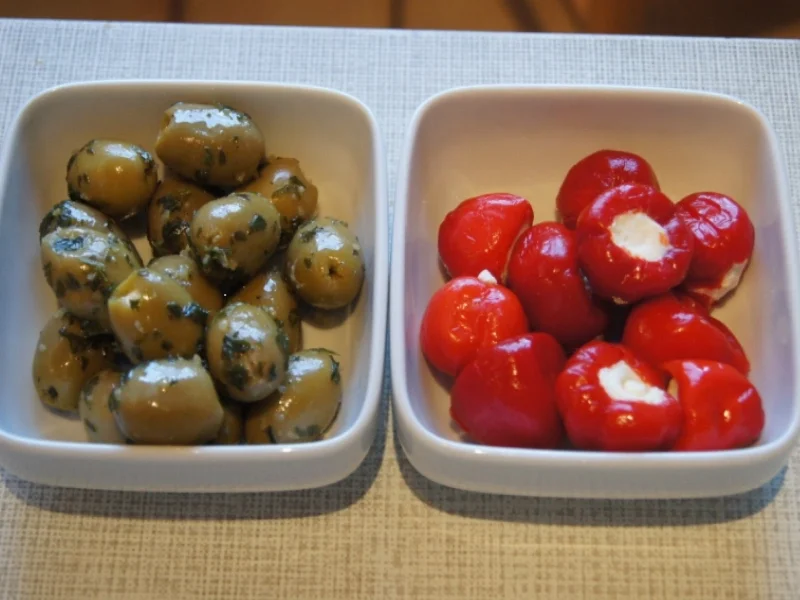 Paprika-Steak mit Zwiebeln und Beilagen - Rezept - Bild Nr. 2991