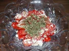 Rezept: Tomatensalat mit Frischkäse Bild Nr. 2988 Tomatensalat mit Frischkäse - Rezept - Bild Nr. 2988