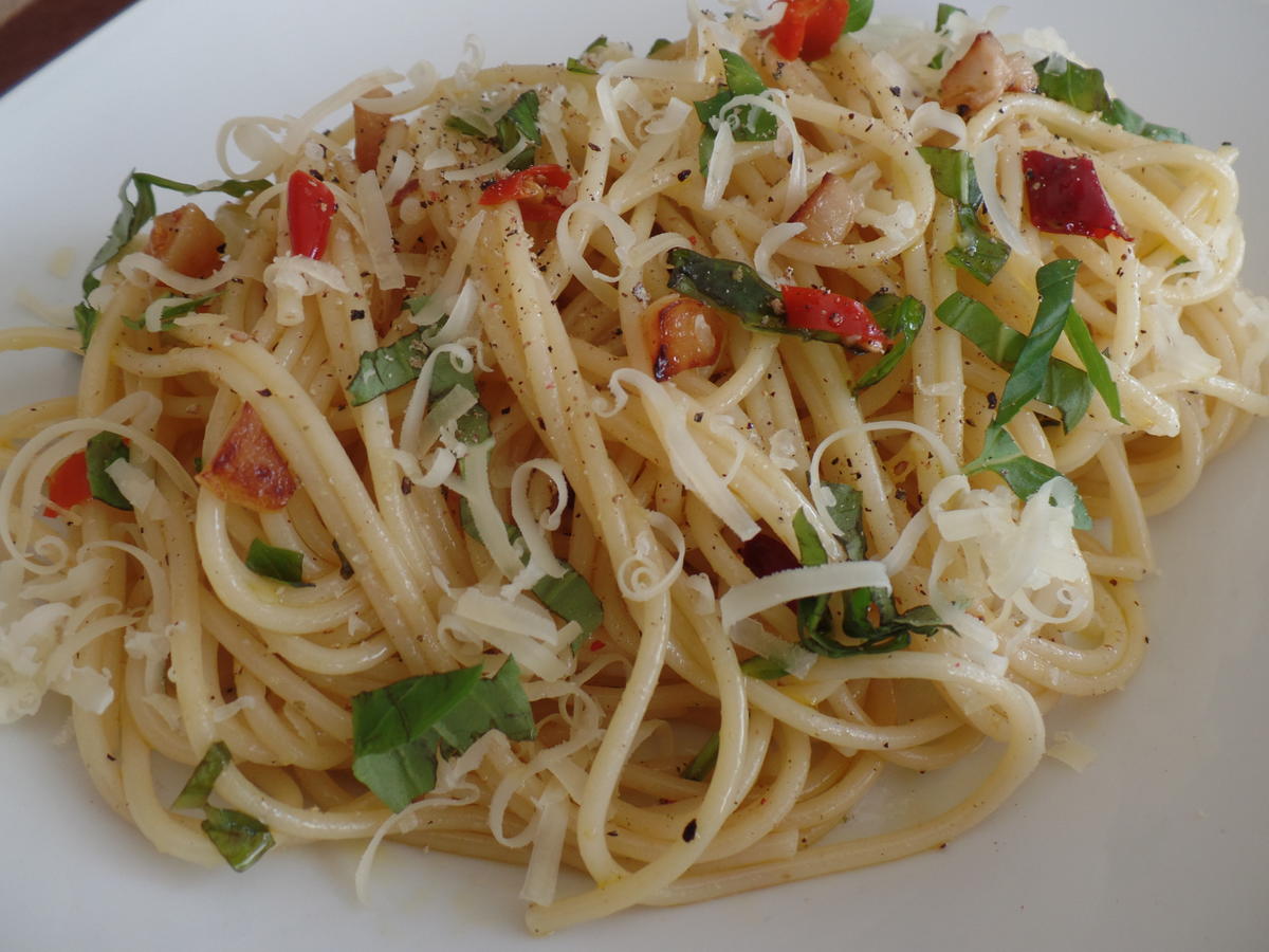 Spaghetti aglio e olio - Rezept - Bild Nr. 2988