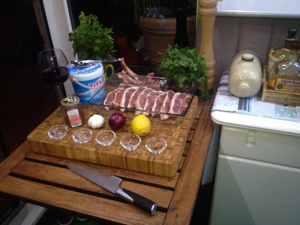 Rezept: Lammsteak persisch, in Joghurt-Safran-Marinade mit Taboulé Bild Nr. 3000 Lammsteak persisch, in Joghurt-Safran-Marinade mit Taboulé - Rezept - Bild Nr. 3000