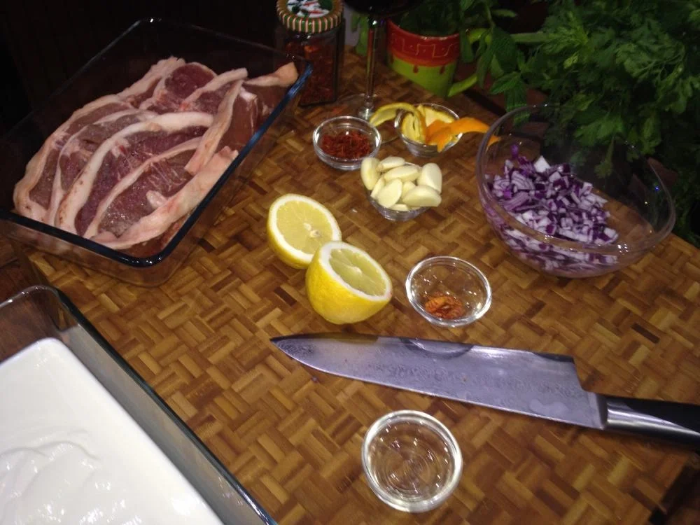 Rezept: Lammsteak persisch, in Joghurt-Safran-Marinade mit Taboulé Bild Nr. 3001 Lammsteak persisch, in Joghurt-Safran-Marinade mit Taboulé - Rezept - Bild Nr. 3001