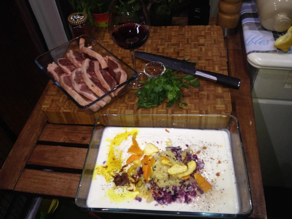 Rezept: Lammsteak persisch, in Joghurt-Safran-Marinade mit Taboulé Bild Nr. 3006 Lammsteak persisch, in Joghurt-Safran-Marinade mit Taboulé - Rezept - Bild Nr. 3006