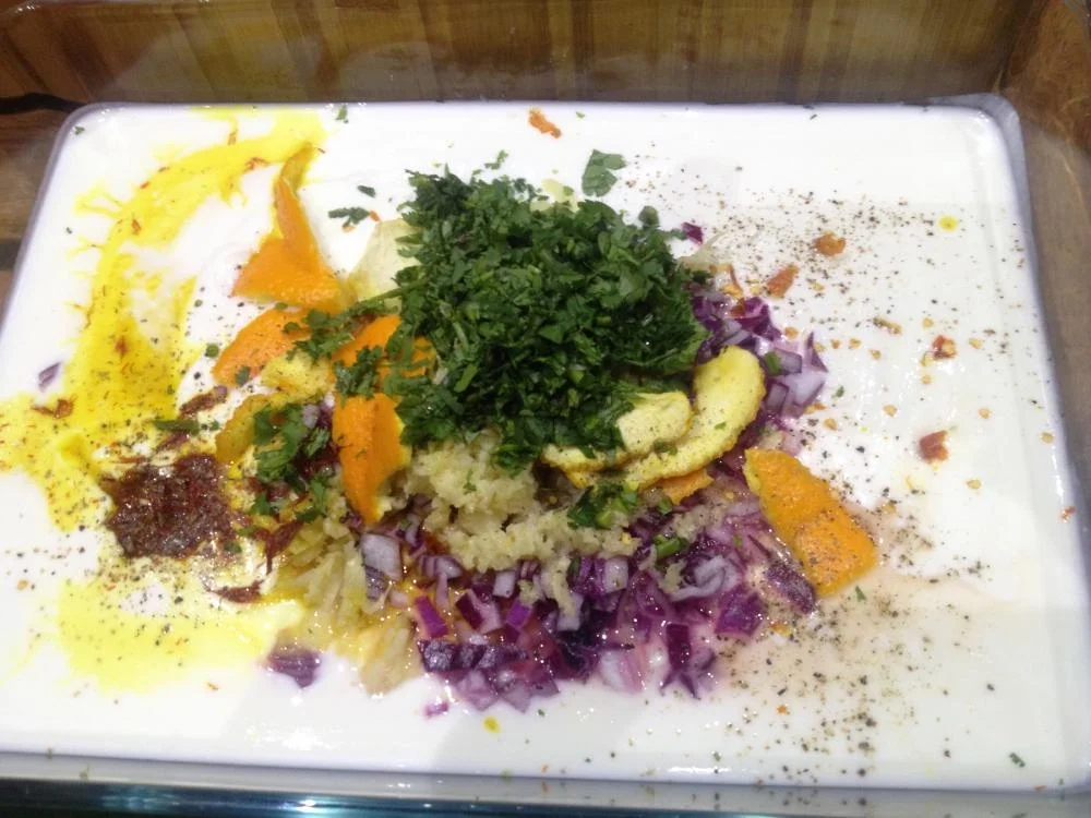 Rezept: Lammsteak persisch, in Joghurt-Safran-Marinade mit Taboulé Bild Nr. 3007 Lammsteak persisch, in Joghurt-Safran-Marinade mit Taboulé - Rezept - Bild Nr. 3007