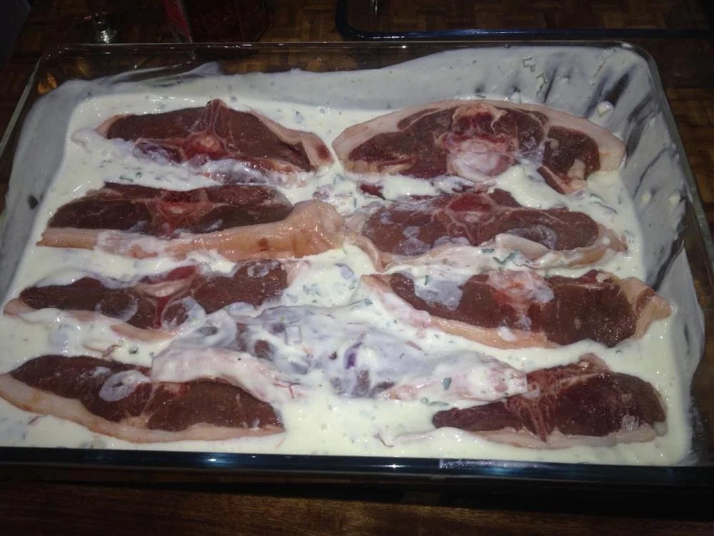 Rezept: Lammsteak persisch, in Joghurt-Safran-Marinade mit Taboulé Bild Nr. 3009 Lammsteak persisch, in Joghurt-Safran-Marinade mit Taboulé - Rezept - Bild Nr. 3009