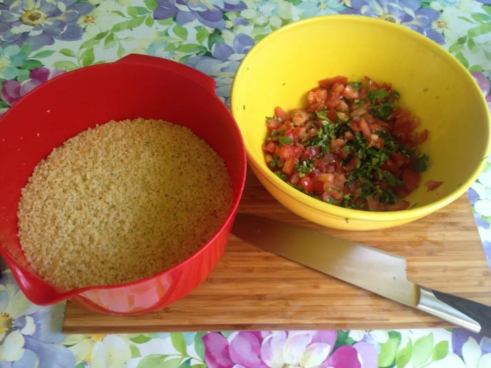 Rezept: Lammsteak persisch, in Joghurt-Safran-Marinade mit Taboulé Bild Nr. 3013 Lammsteak persisch, in Joghurt-Safran-Marinade mit Taboulé - Rezept - Bild Nr. 3013