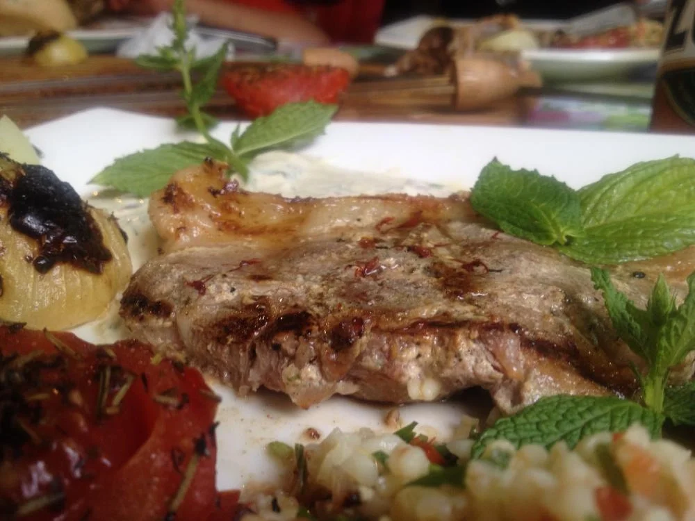 Rezept: Lammsteak persisch, in Joghurt-Safran-Marinade mit Taboulé Bild Nr. 3032 Lammsteak persisch, in Joghurt-Safran-Marinade mit Taboulé - Rezept - Bild Nr. 3032